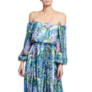 NWT Badgley Mischka Off Shoulder Flowy Dress, Size 16 --  Reduced Price